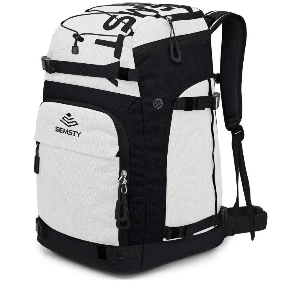 Ski Boot Bag, 55L Waterproof Ski and Snowboard Boots Travel Backpack - Picture 1 of 6
